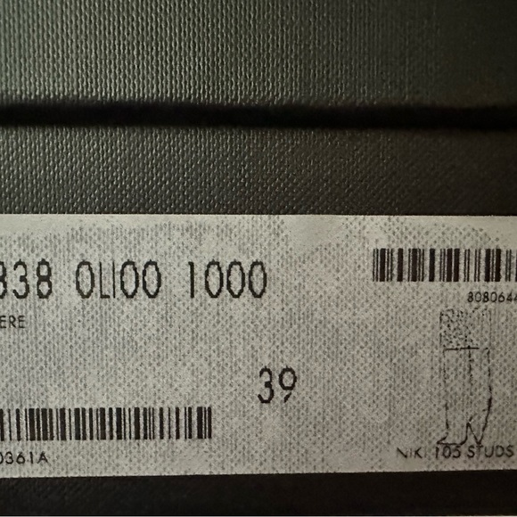 SAINT LAURENT NIKI BOOT *OVER THE KNEE* BLACK SUEDE - Picture 3 of 4